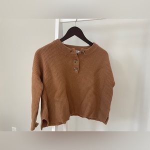 Madewell Cashmere Cropped Sweater